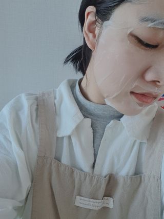 리더스코스메틱 리더스 라이트 바세린 마스크 4종 — 5점을 준 리뷰어가 2021년 3월 올린 사용 사진
