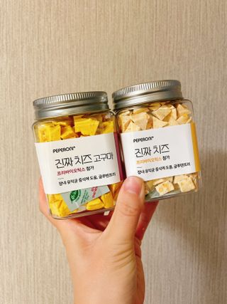 페페로니 진짜 프리바이오틱스 치즈+치즈고구마 180g+180g — 5점을 준 리뷰어가 2021년 7월 올린 사용 사진