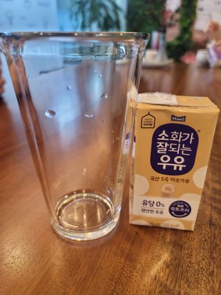 소화가 잘되는 우유 국산 5곡 미숫가루 — 5점을 준 리뷰어가 2021년 9월 올린 사용 사진