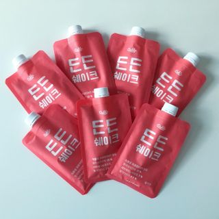 [덜다] 든든 식물성 단백질 쉐이크 40g X 7입 (곡물/딸기) — 4.5점을 준 리뷰어가 2023년 8월 올린 사용 사진