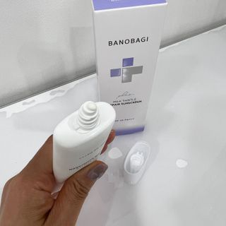 바노바기 코스메틱 바노바기 밀크씨슬 리페어 시카 선스크린 플러스 50ml — 4점을 준 리뷰어가 2023년 1월 올린 사용 사진