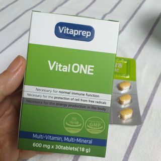 뉴트리션팩토리 비타프렙 바이탈원 종합비타민 멀티비타민 600mg — 5점을 준 리뷰어가 2021년 10월 올린 사용 사진