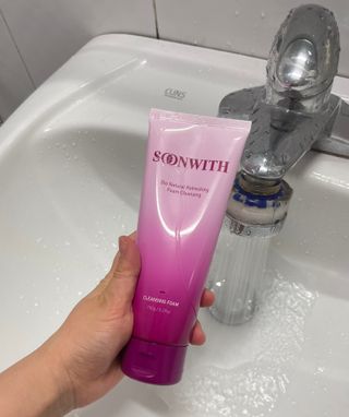 SOONWITH 바이오 내추럴 리프레싱 폼클렌징 — 4점을 준 리뷰어가 2021년 5월 올린 사용 사진