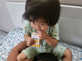 메디웰 페디아드링크 미니 바나나맛 — 4.5점을 준 리뷰어가 2022년 8월 올린 사용 사진