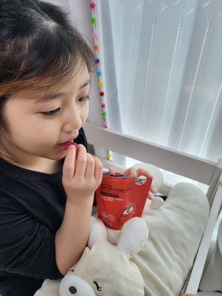 [푸름웰니스] 라바 멀티비타민 구미 36g — 5점을 준 리뷰어가 2022년 2월 올린 사용 사진