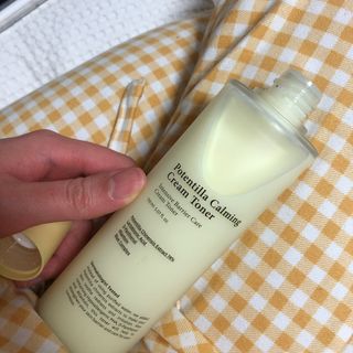 키노닉스 포텐틸라 카밍 크림 토너 — 5점을 준 리뷰어가 2022년 2월 올린 사용 사진