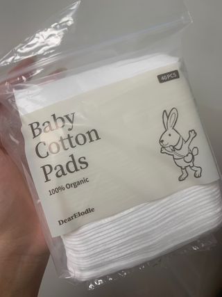 디어엘로디 프리미엄 유기농 유아 솜티슈 40매 3Pack +60매 1Pack 혼합형 — 5점을 준 리뷰어가 2021년 4월 올린 사용 사진