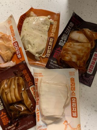 한끼통살 슬라이스 닭가슴살 — 4.5점을 준 리뷰어가 2023년 2월 올린 사용 사진