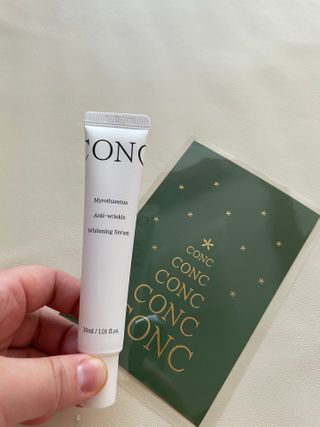 CONC 콩크 미로탐누스 안티링클 화이트닝 세럼 — 5점을 준 리뷰어가 2021년 1월 올린 사용 사진