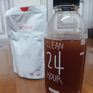 클린24시간 1BOX(5포) + 전용보틀(500ml) — 3점을 준 리뷰어가 2023년 6월 올린 사용 사진
