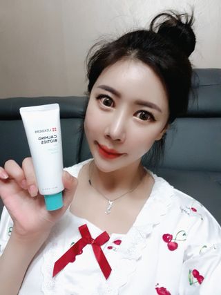 리더스코스메틱 리더스 카밍 바이오틱스 크림 마스크 — 5점을 준 리뷰어가 2021년 8월 올린 사용 사진