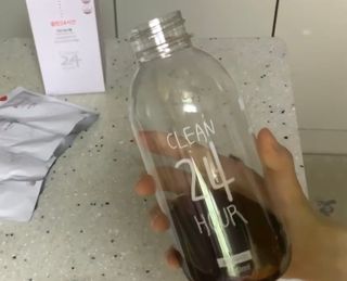 클린24시간 1BOX(5포) + 전용보틀(500ml) — 5점을 준 리뷰어가 2023년 5월 올린 사용 사진