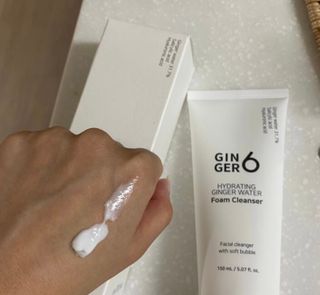 GINGER6 하이드레이팅 진저 워터 폼클렌징 — 4.5점을 준 리뷰어가 2021년 10월 올린 사용 사진
