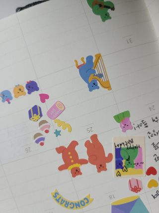 응원과 위로가 필요한 당신에게  리훈 하고싶은말 스터디 플래너 — 5점을 준 리뷰어가 2021년 5월 올린 사용 사진