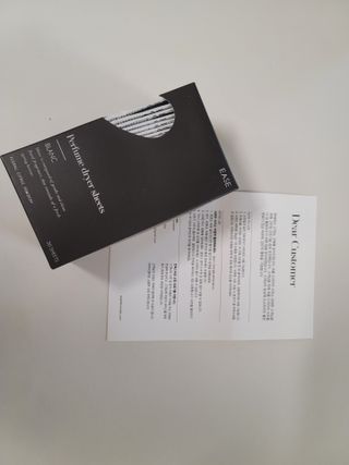 [이즈라이프코스메틱] 퍼퓸 드라이어 시트 히노끼향  or 블랑향 2중 택1 30매 — 5점을 준 리뷰어가 2021년 6월 올린 사용 사진