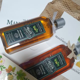체코 비건화장품 마뉴팍투라 향좋은 천연 맥주샴푸 맥주샤워젤 — 5점을 준 리뷰어가 2022년 5월 올린 사용 사진