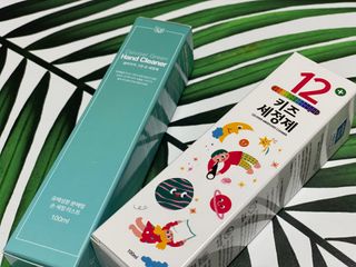 셀바이져 항균 스프레이 핸드워시 + 키즈세정제 SET — 4.5점을 준 리뷰어가 2021년 3월 올린 사용 사진