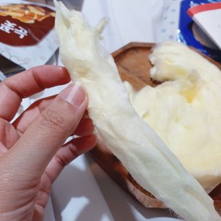 딜라이트 프로젝트  달콤한 눈꽃 간식세트( 눈꽃 솜사탕 / 레몬라임 솜사탕 / 달고나 총 7EA+스마트톡 증정) — 5점을 준 리뷰어가 2022년 5월 올린 사용 사진
