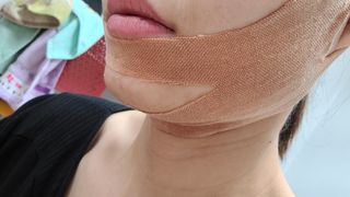 아이디플라코스메틱 아이디 페이스핏 마이너스 밴드 v2 — 5점을 준 리뷰어가 2021년 4월 올린 사용 사진
