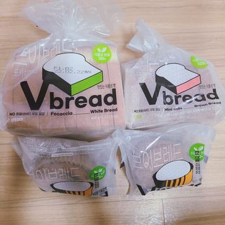롯데제과 Vbread 포카치아식빵1개 + 미니식빵 1개 + 머핀 2개 세트 — 4.5점을 준 리뷰어가 2021년 9월 올린 사용 사진