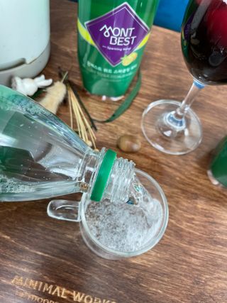 몽베스트 Montbest with Sparkling water Lemon OR Lime 20병(랜덤) — 5점을 준 리뷰어가 2021년 10월 올린 사용 사진