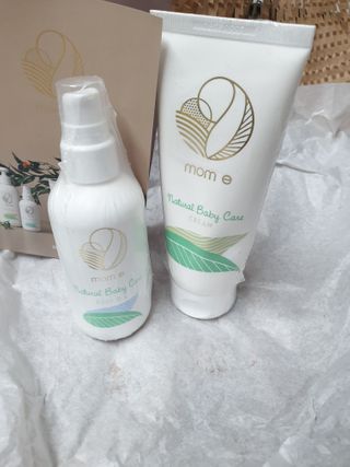 mom e 맘이 내추럴 베이비 케어 크림+바디오일 — 4점을 준 리뷰어가 2021년 1월 올린 사용 사진
