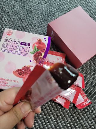 헬스업_쁘띠쁘띠석류콜라겐젤리_20g x 14포 — 5점을 준 리뷰어가 2021년 1월 올린 사용 사진