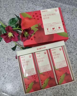 서울약사신협_석류 타트체리 콜라겐_10g x 30포 — 5점을 준 리뷰어가 2021년 8월 올린 사용 사진