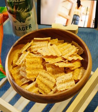 강렬한 태양의 맛 썬의 신제품, 썬 할라피뇨체다 — 4.5점을 준 리뷰어가 2022년 6월 올린 사용 사진
