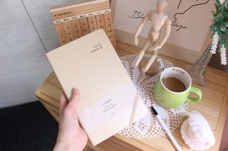 응원과 위로가 필요한 당신에게  리훈 하고싶은말 스터디 플래너 — 5점을 준 리뷰어가 2021년 4월 올린 사용 사진