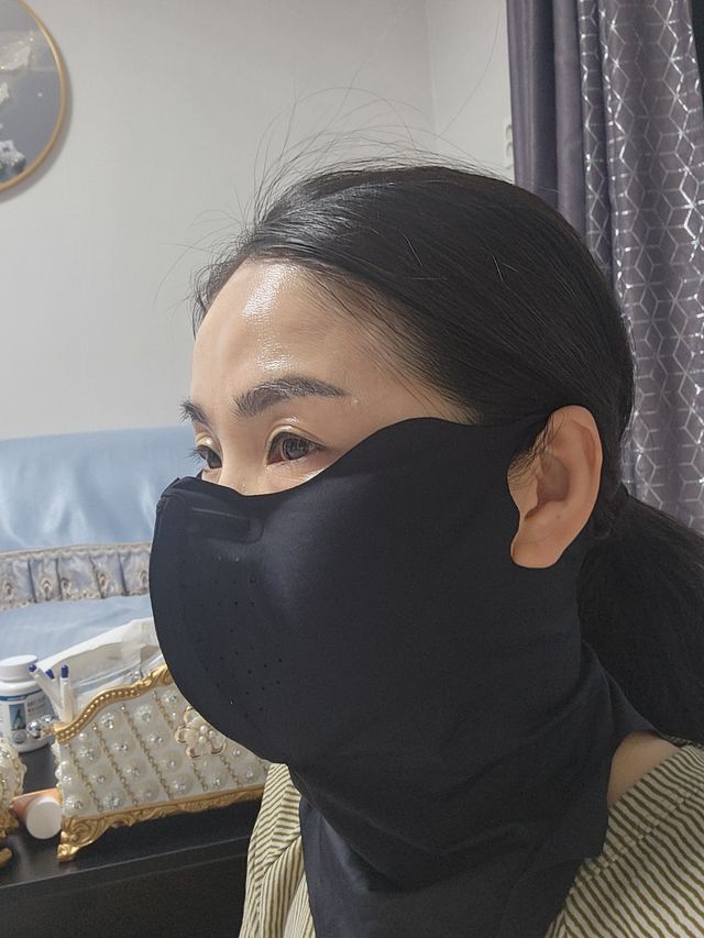 어베이브 3D와이어 퍼펙트벤트 자외선차단 마스크 리뷰 사진