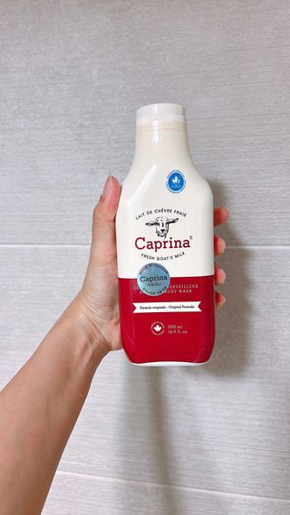 카프리나 프레쉬 산양밀크 어메이징 바디워시 500ml (오리지널향) — 5점을 준 리뷰어가 2023년 8월 올린 사용 사진