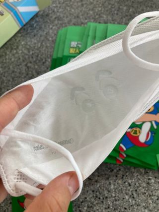 [숨그림] 3D 입체형, 짱구, 무직타이거, 빨강머리앤 우리아이 그리고 내가 쓰는 믿을수있는 케릭터 마스크 — 4점을 준 리뷰어가 2021년 9월 올린 사용 사진