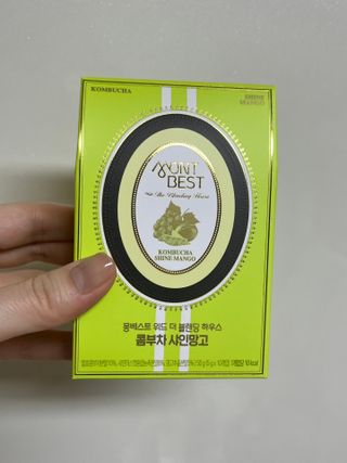 [몽베스트] 위드 더 블랜딩 하우스 콤부차 _ 버라이어티팩II — 5점을 준 리뷰어가 2024년 2월 올린 사용 사진
