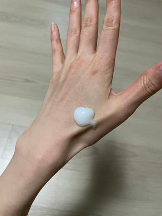 리더스코스메틱 리더스 카밍 바이오틱스 크림 마스크 — 4.5점을 준 리뷰어가 2021년 5월 올린 사용 사진