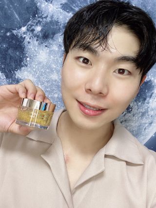 아이앤립 / EYENLIP 아이앤립 24K 골드 N 펩타이드 앰플 크림 — 5점을 준 리뷰어가 2021년 6월 올린 사용 사진