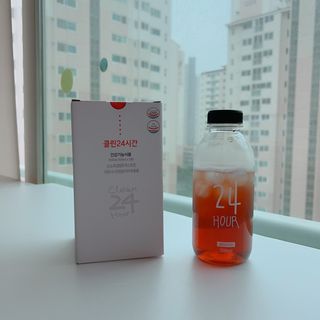 클린24시간 1BOX(5포) + 전용보틀(500ml) — 5점을 준 리뷰어가 2023년 7월 올린 사용 사진