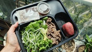 참살이도시락 작심삼일 샐러드도시락 3개 맛보기 새벽배송 또는 택배배송 — 5점을 준 리뷰어가 2021년 9월 올린 사용 사진