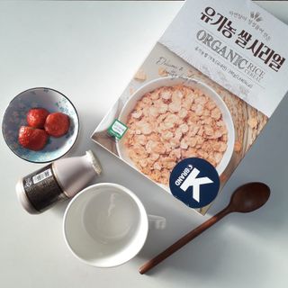 브랜드K 플래그십스토어 [브랜드K X 씨알로]자연의 영양을 그대로 담은 유기농 쌀 시리얼 390g + 갓 구운 유기농 발아통곡물 150g — 3점을 준 리뷰어가 2022년 1월 올린 사용 사진