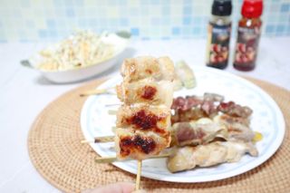 [다물꼬치] 모듬꼬치 10개 +데리야끼소스120g+매운고추소스120g — 5점을 준 리뷰어가 2021년 10월 올린 사용 사진