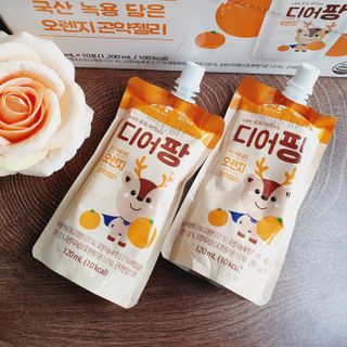 [몸엔용] 우리 아이 건강간식, 달콤한 녹용곤약젤리 디어팡 4종 — 5점을 준 리뷰어가 2021년 11월 올린 사용 사진
