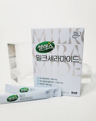 셀렉스스포츠 셀렉스 밀크세라마이드 저분자피쉬콜라겐 28포 X 1박스 — 5점을 준 리뷰어가 2021년 6월 올린 사용 사진
