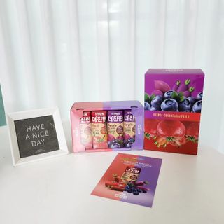 [롯데칠성] 야채듬뿍 더'진한 [롯데칠성] 야채는 이제 COLORFULL! 야채듬뿍  더 진한 레드 4개 +퍼플 4개 (총 8개) — 5점을 준 리뷰어가 2023년 6월 올린 사용 사진
