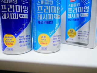 한미사이언스 [한미] 스파클링 프리미엄 레시피 (카페인, 제로카페인 2종)각5개총10개제공 — 5점을 준 리뷰어가 2025년 1월 올린 사용 사진