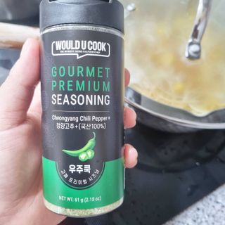 우주쿡 천연조미료 고메 프리미엄 시즈닝 6종 택1 청양고추+ /대파 /깻잎 /마늘 /생강 /표고버섯 — 5점을 준 리뷰어가 2021년 8월 올린 사용 사진