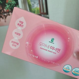 [모마네] 이너뷰티 히알루론산 비오틴 코큐텐 저분자피쉬콜라겐 - 3 g 30포 ★석류맛 — 4점을 준 리뷰어가 2021년 12월 올린 사용 사진
