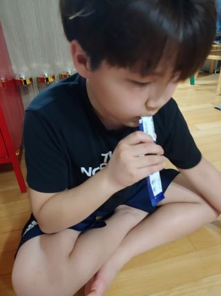 키즈텐플러스 연세 키즈텐 플러스 1개월 — 5점을 준 리뷰어가 2021년 4월 올린 사용 사진