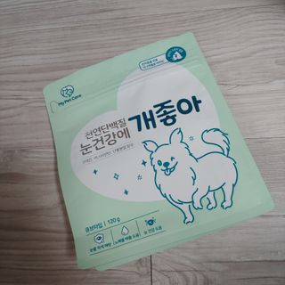 My Pet Care 천연단백질 눈건강에 개좋아 — 5점을 준 리뷰어가 2021년 2월 올린 사용 사진