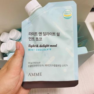 아므_이너뷰티 라이트 앤 딜라이트 밀 민트 초코 — 5점을 준 리뷰어가 2021년 7월 올린 사용 사진