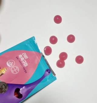 푸름웰니스 라바 쑥쑥구미 36g — 5점을 준 리뷰어가 2022년 3월 올린 사용 사진